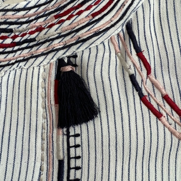 Bohemian Folk Blouse - lots of detail - Picture 6 of 10